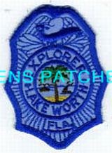 FLORIDA,LAKE WORTH POLICE EXPLORER BADGE PATCH 1_wm